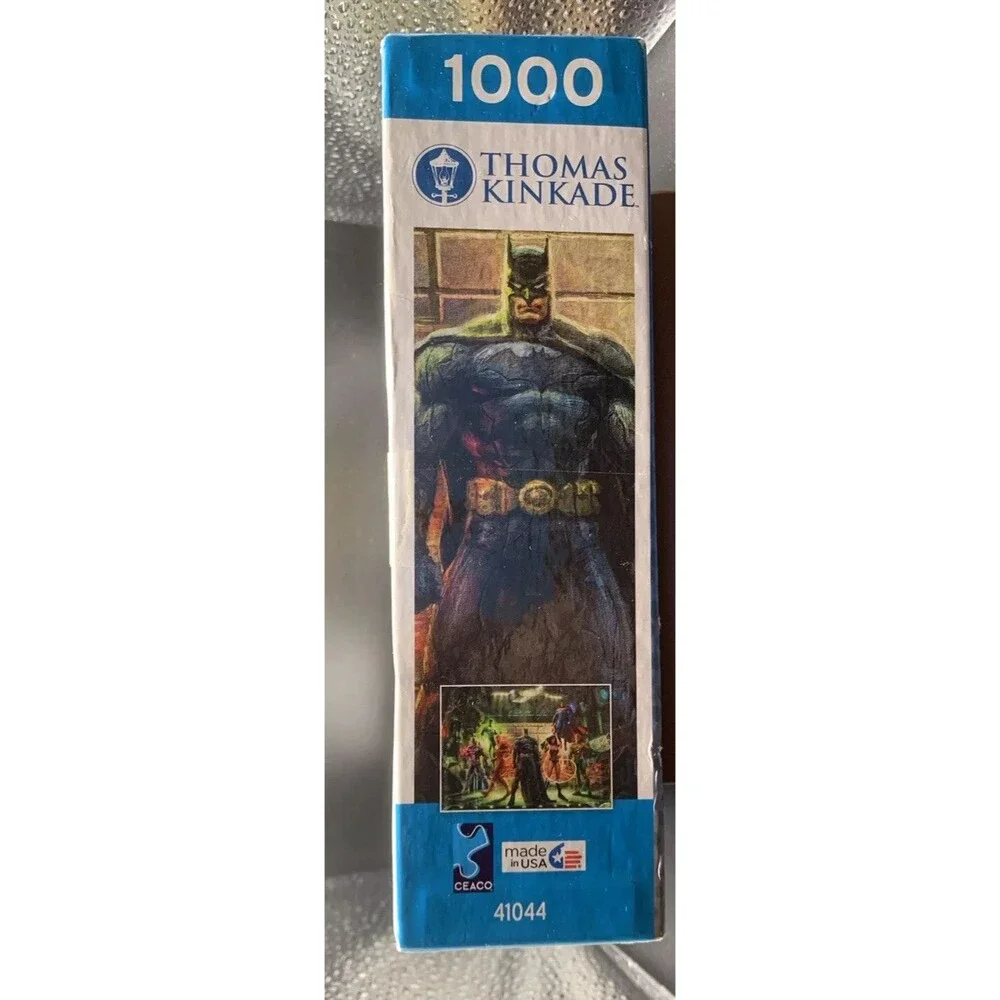 Thomas Kinkade 1000 Piece Puzzle DC Comics The Justice League New Bonus Poster